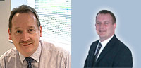 Sales Manager Peter McCann, Business Development Manager David Elliott