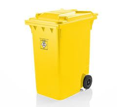 Mobile garbage bins for clinical waste 360 l
