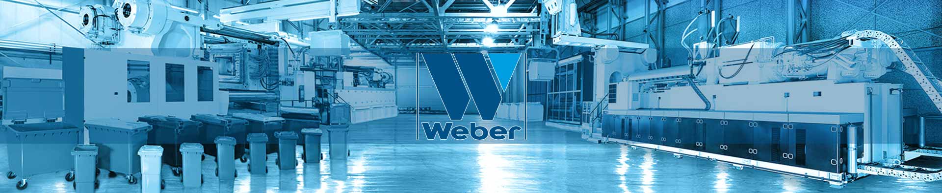 Blick in eine Produktionshalle des Herstellers Weber