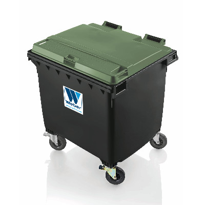 Weber Abfallbehälter MGB 1100 Liter Flachdeckel CLASSIC