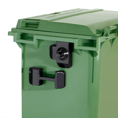 Seitengriffe-handles an 4-Rad Kunststoff-Abfallbehälter — Weber
