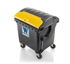 Abfallbehälter 1100 Liter Runddeckel DiD – Weber GmbH