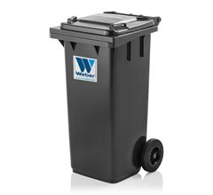 Mülltonne 120 L 2-Rad Weber