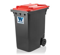 Mülltonne 360 L 2-Rad Weber
