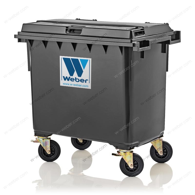 660 litre plastic waste container – Product Overview