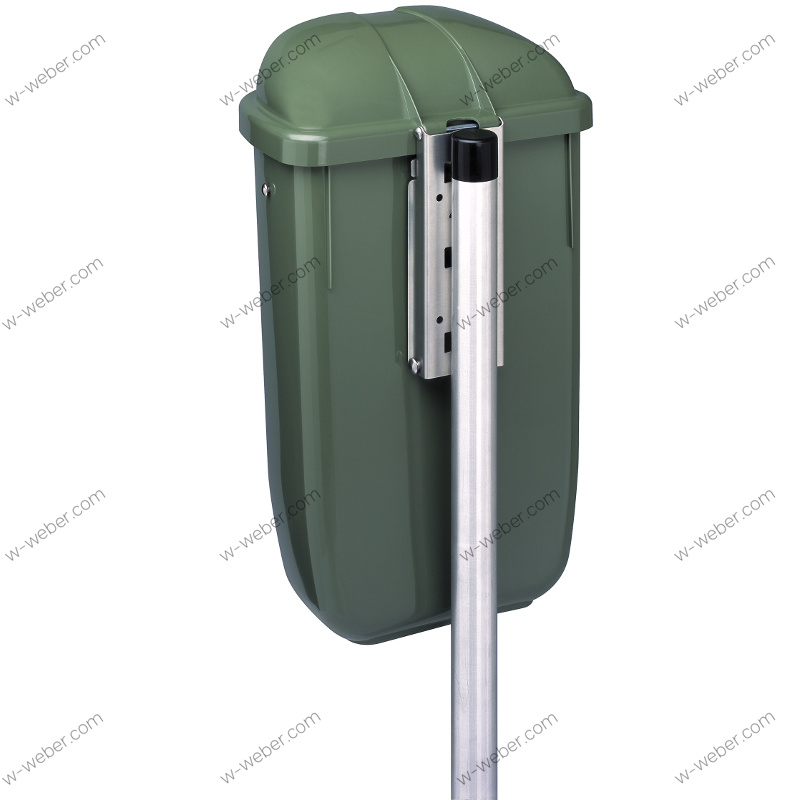 Litter bins 50 l mounting plate images-pictures