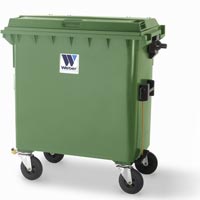 mobile garbage bins 770 L central break