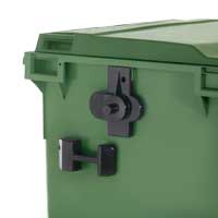mobile waste containers 1100 L FL C Side handles