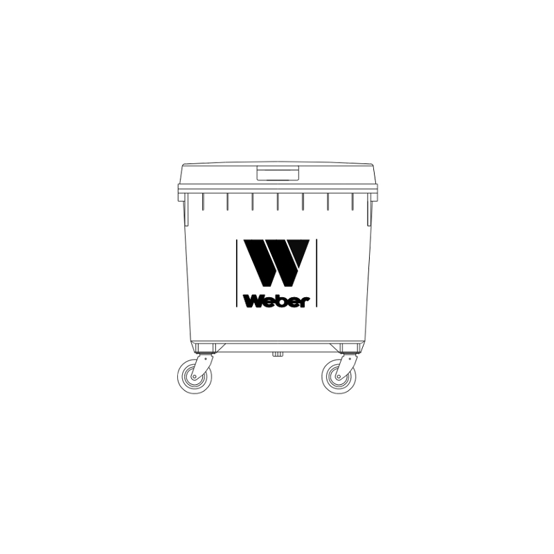 Mobile waste containers 1100 l fl classic spare parts