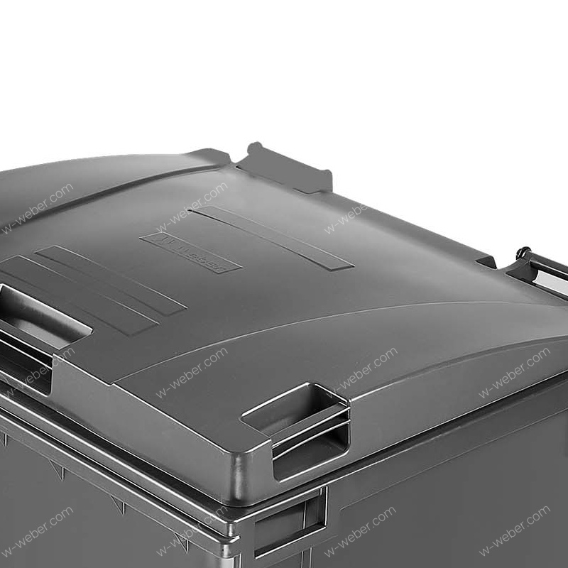 mobile waste containers 1100 litre flat lid lid