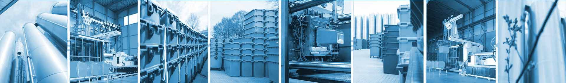 Weber – Production of Wheelie Bins and Waste Containers, injection moulding machines in Haan