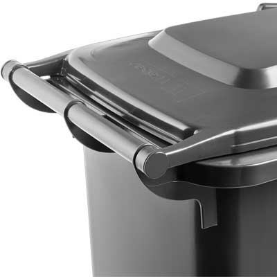  waste recycling bins 120 L Handle
