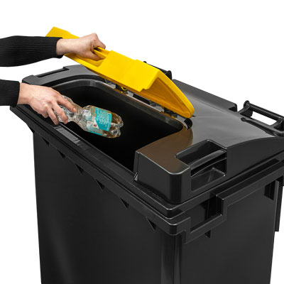 Waste container MGB 660/770 L lid-in-lid — Weber