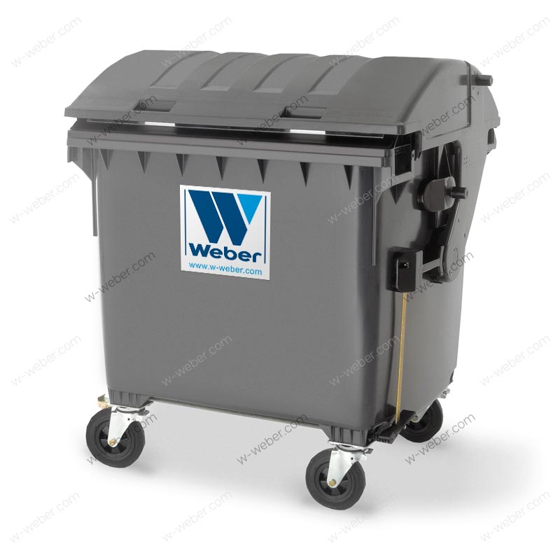 Wheelie bins 1100 l rl central braking images-pictures