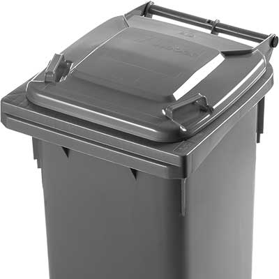MGB 140 litre grey wheeled bin