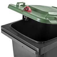 wheelie bins 140 L Locking systems