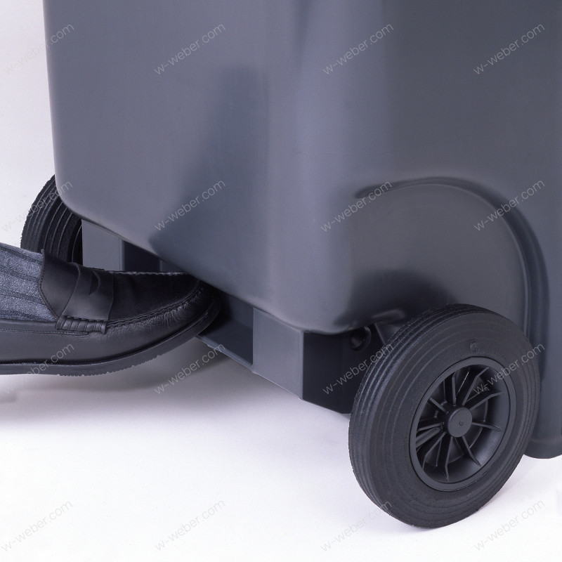 Wheelie bins 360 litre foot step images-pictures