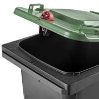 wheelie bins 240 L Locking systems