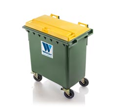 Mobile garbage bins MGB 660 litre