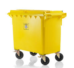 Müllbehälter für medizinische Abfälle 660 L